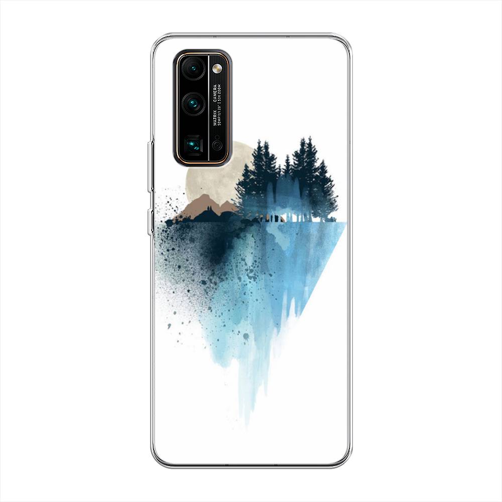 

Чехол Awog на Honor 30 Pro Plus "Горы 5", Голубой, 612250-4