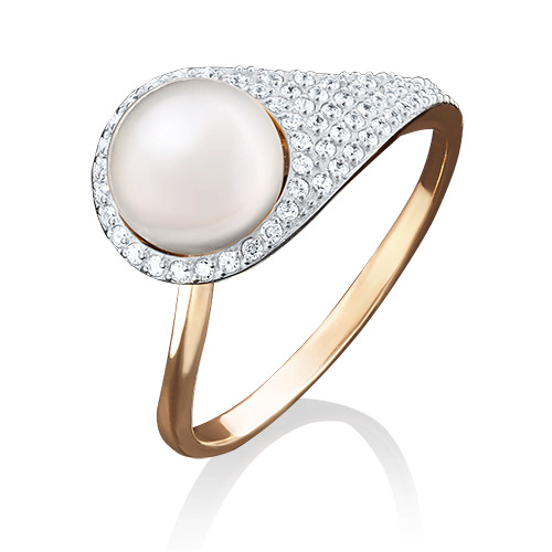 

Кольцо из золота с фианитом р. PLATINA jewelry 01-3649-00-302-1110-33, 01-3649-00-302-1110-33