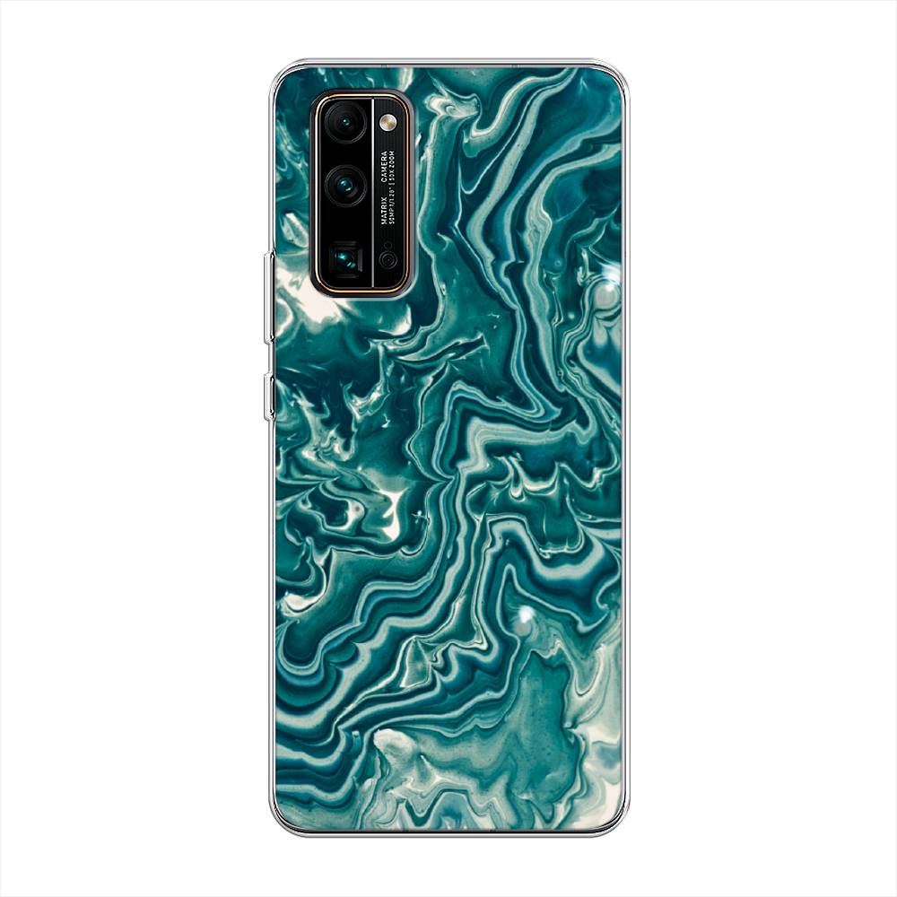 

Чехол Awog на Honor 30 Pro Plus "Минералы 4", Голубой, 612250-3