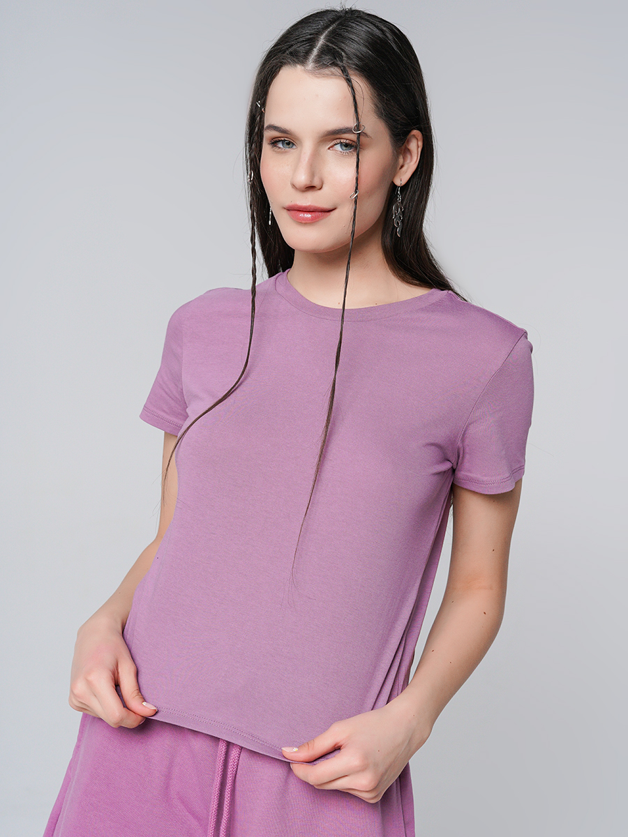 

Футболка женская ТВОЕ 92846 фиолетовая XL, 92846