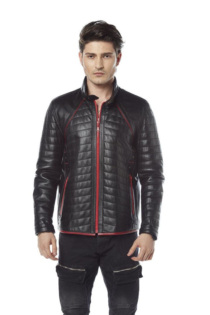 

Куртка мужская Hodore Deri H35-8728S черная XS (доставка из-за рубежа), H35-8728S