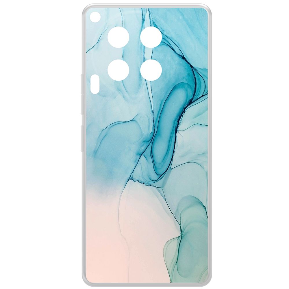 

Чехол-накладка Krutoff Clear Case Абстракт разводы для TECNO Camon 30, Прозрачный
