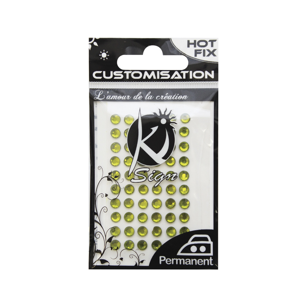 

KS-C-STRASS-5 Термоклеевые стразы стеклянные 5мм, 60шт Ki Sign (зеленый)