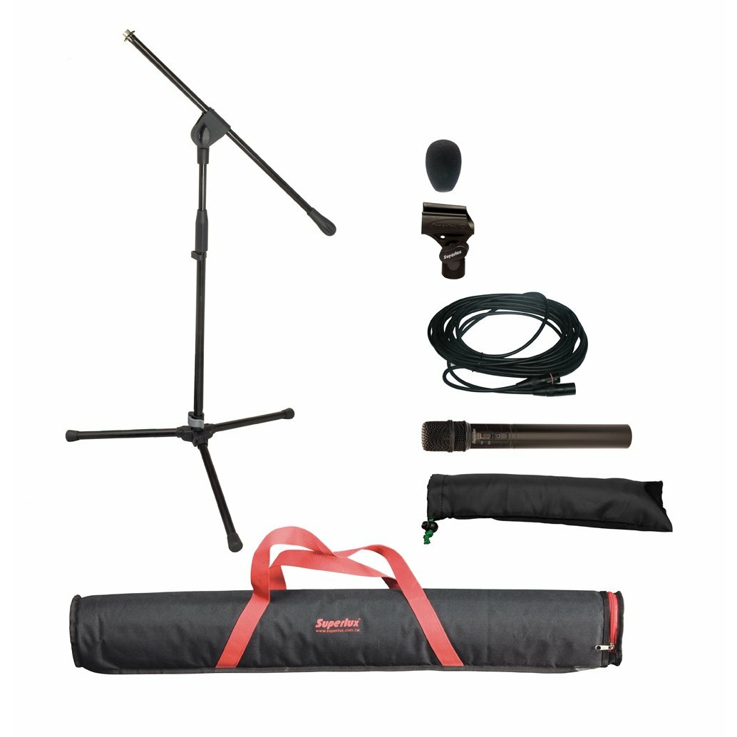 

Микрофонный комплект со стойкой Superlux MSK10B-X черный, MSK10B-X