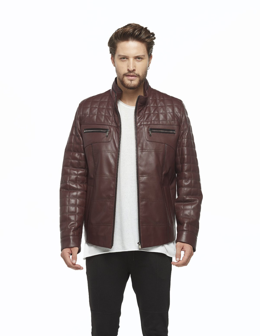 

Куртка мужская Hodore Deri H35-8726 красная XS (доставка из-за рубежа), H35-8726