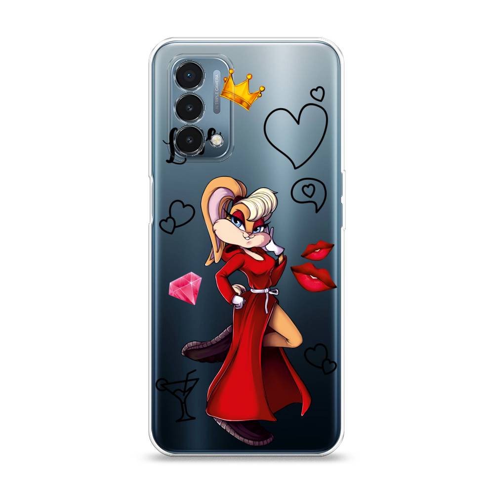 

Чехол на OnePlus Nord N200 5G "Rich Lola Bunny", Красный;бежевый;оранжевый, 152250-6