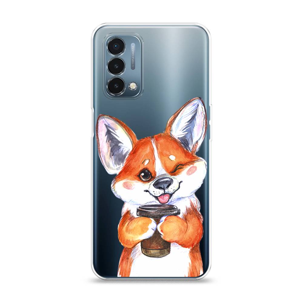 

Чехол на OnePlus Nord N200 5G "Корги с кофе", Оранжевый;белый, 152250-4