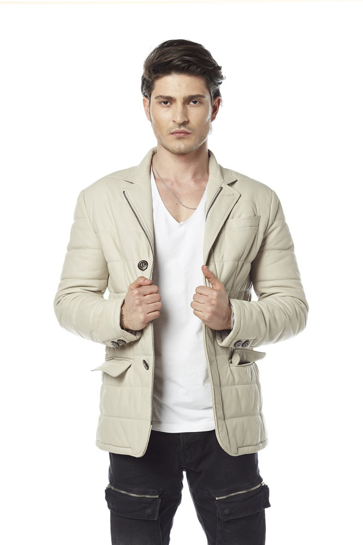 

Куртка мужская Hodore Deri H35-4628-2 бежевая XS (доставка из-за рубежа), Бежевый, H35-4628-2