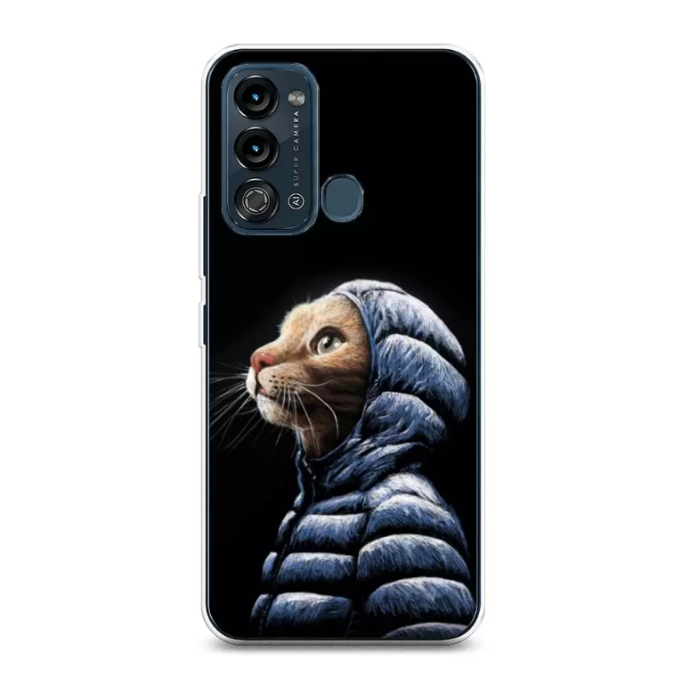 

Чехол Awog на Itel Vision 3 "Кот в капюшоне", Разноцветный, 3200850-2
