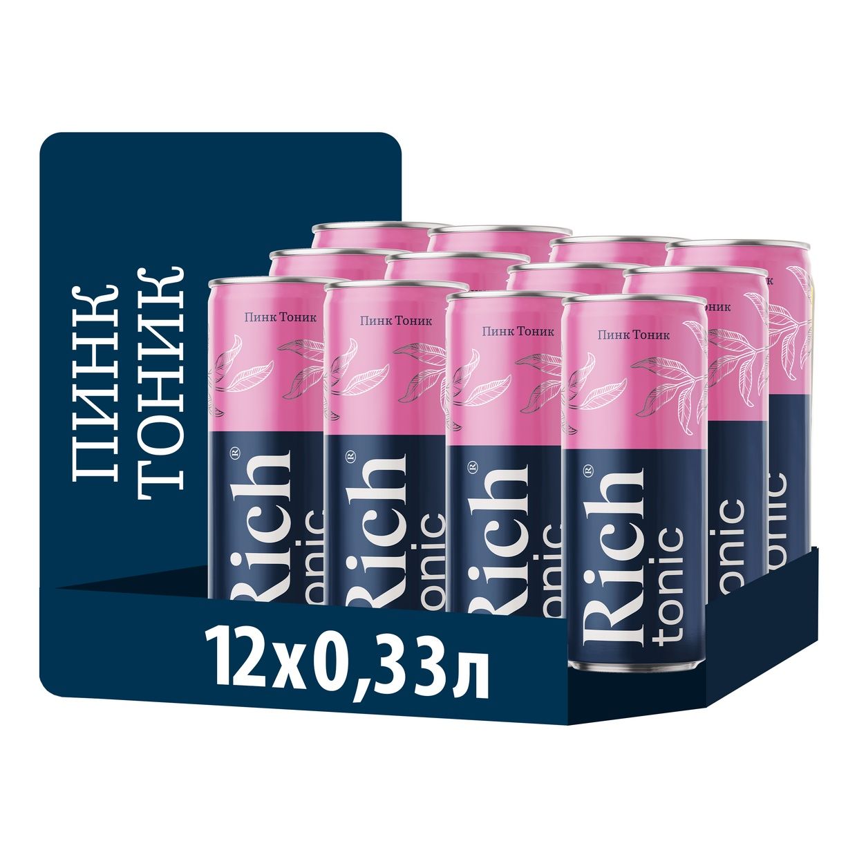 

Газированный напиток Rich Pink Тоник 330 мл х 12 шт