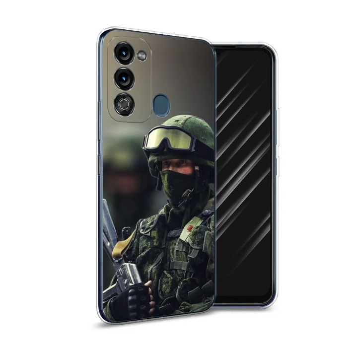 

Чехол Awog на Itel Vision 3 "Солдат", Разноцветный, 3200850-5