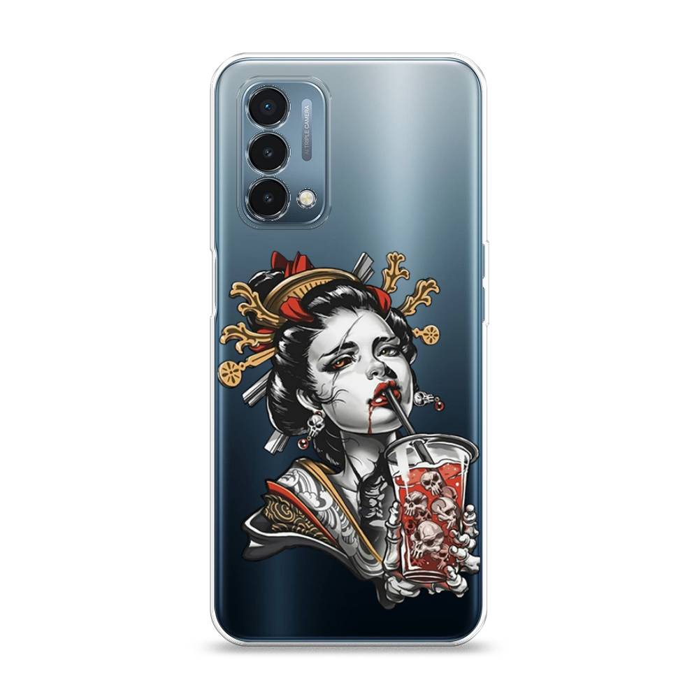 

Чехол на OnePlus Nord N200 5G "Опасная гейша", Красный;черный;серый, 152250-4