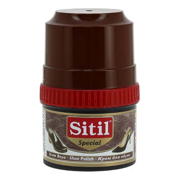 Блеск для обуви Sitil темно-коричневый 60 г