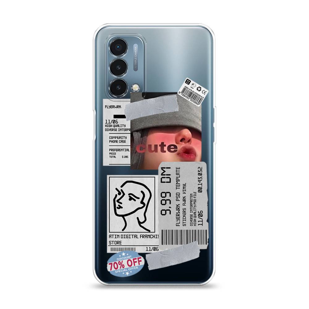 

Чехол на OnePlus Nord N200 5G "Cute girl collage", Розовый;серый;голубой, 152250-6