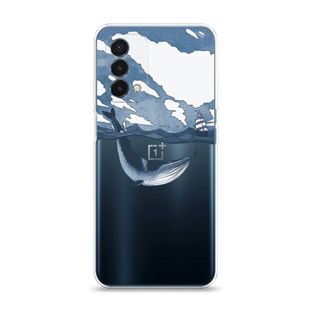

Чехол на OnePlus Nord N200 5G "Большой кит", Синий, 152250-1