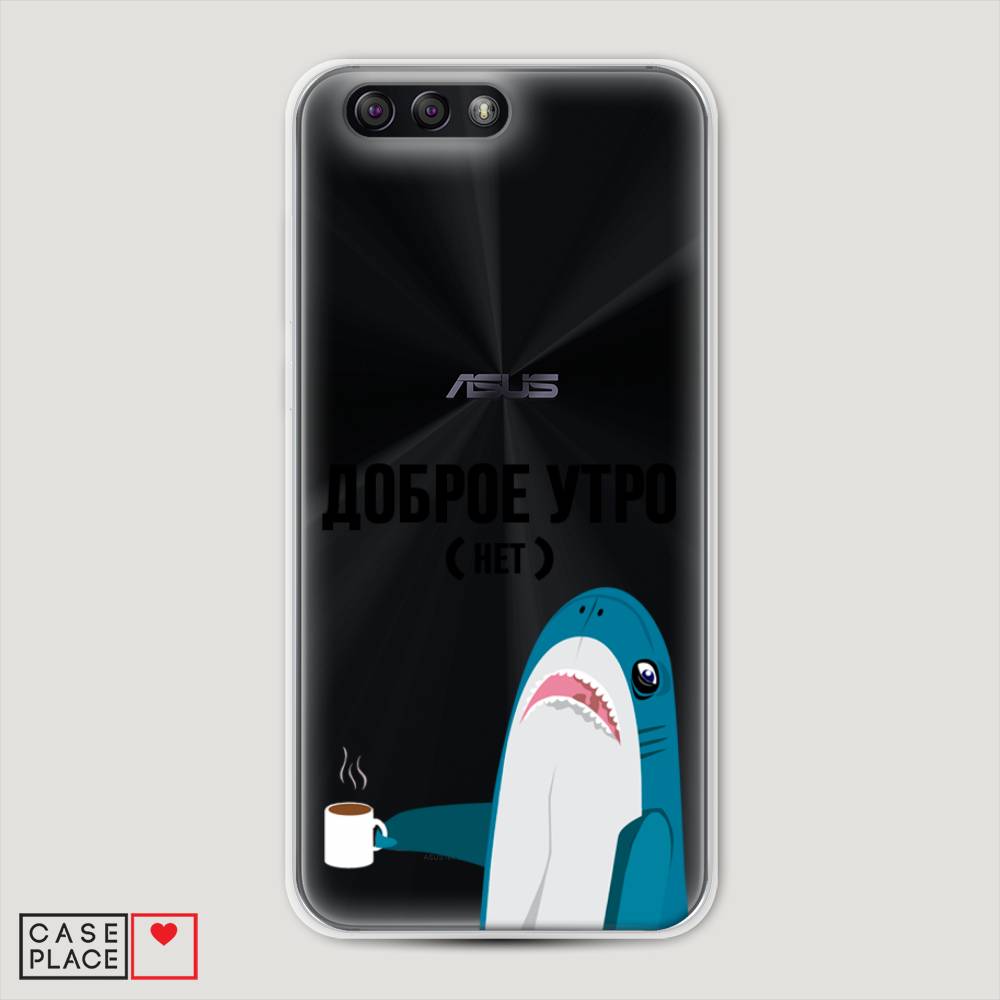 

Чехол Awog на Asus Zenfone 4 ZE554KL "Доброе утро", Синий;белый;черный, 42950-2