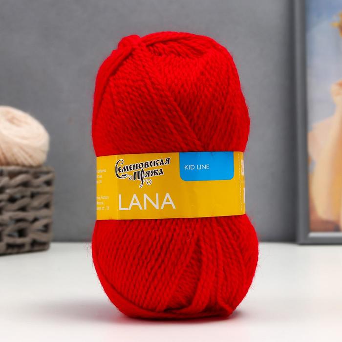 

Пряжа Lana (Лана) 50% шерсть, 50% акрил 200м/50гр (171 гвоздика), Пряжа для вязания "Лана"