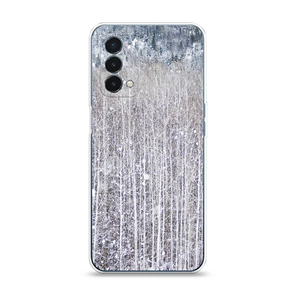 

Чехол на OnePlus Nord N200 5G "Снежный лес", Бежевый;серый;белый, 152250-5