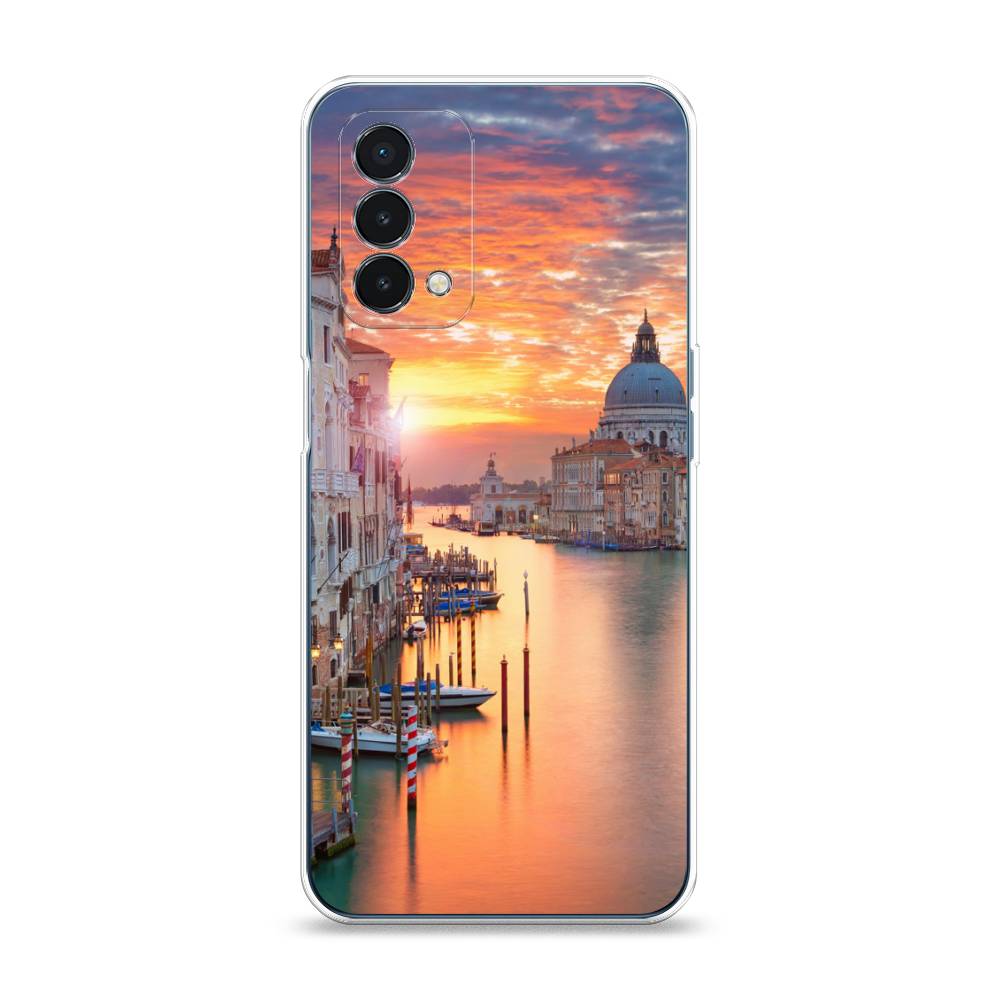 

Чехол на OnePlus Nord N200 5G "Восход 11", Розовый;оранжевый, 152250-2