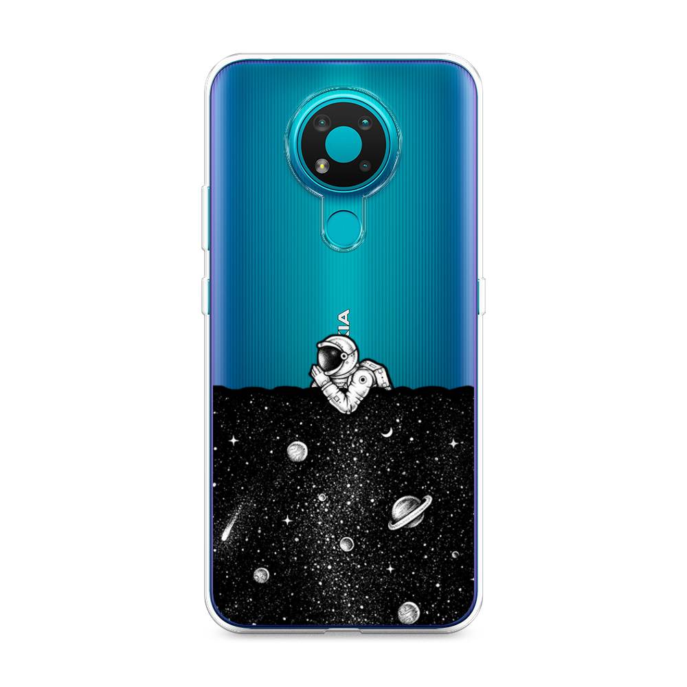 

Чехол Awog на Nokia 3.4 / Нокиа 3.4 "Космический сон", Серый, 123750-4