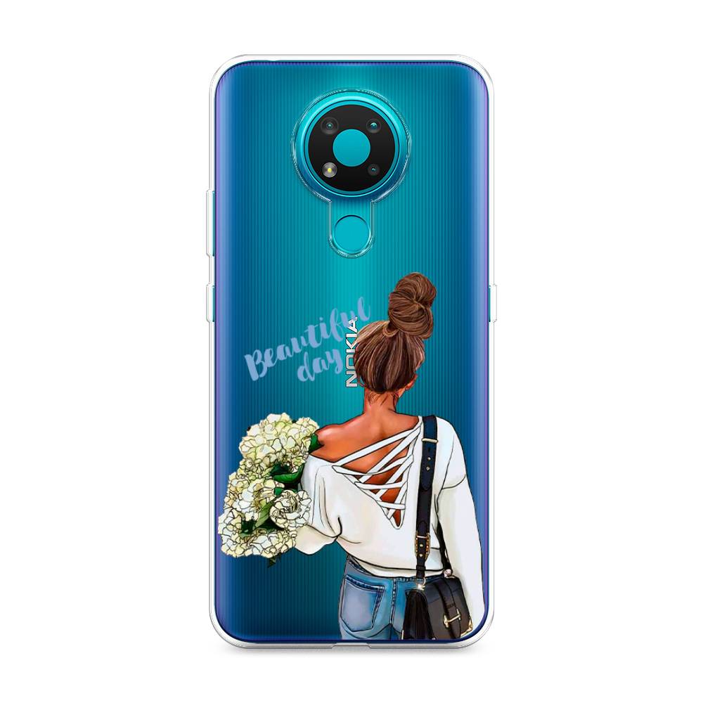 

Чехол Awog на Nokia 3.4 / Нокиа 3.4 "Beautiful day vector", Коричневый;белый;зеленый, 123750-6