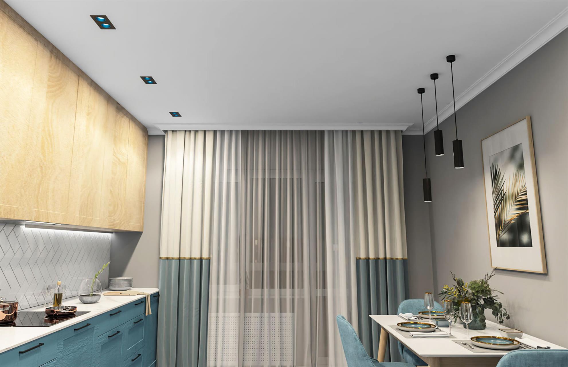 

Светильник встраиваемый Denkirs DK3020BСY, DK3072-BK+CY, 20W, GU5.3