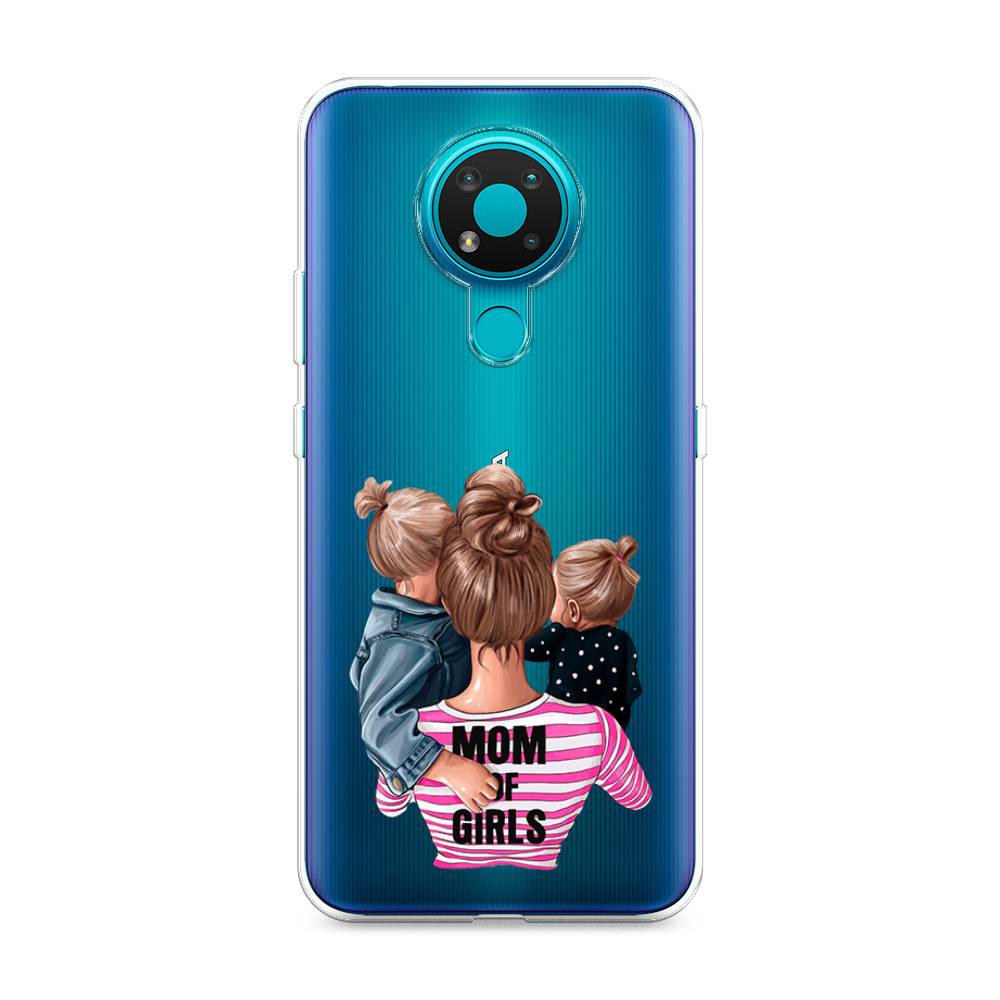 

Чехол Awog на Nokia 3.4 / Нокиа 3.4 "Mom of Girls", Синий;розовый;черный, 123750-6