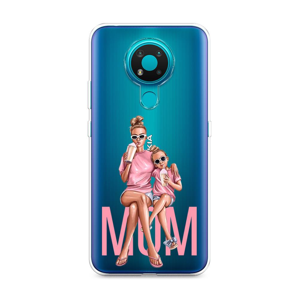 

Чехол Awog на Nokia 3.4 / Нокиа 3.4 "Lovely mom", Синий;бежевый;розовый, 123750-7