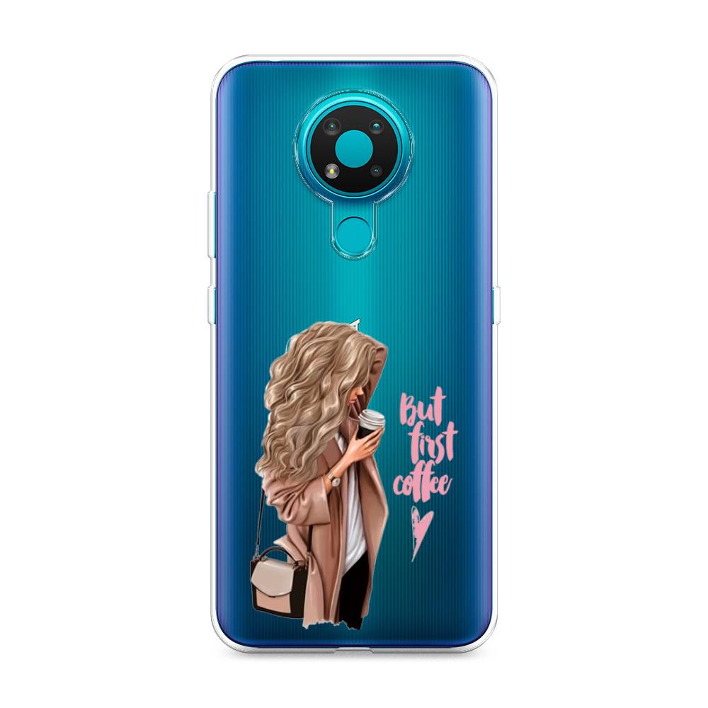 

Чехол Awog "Девушка с кофе" для Nokia 3.4