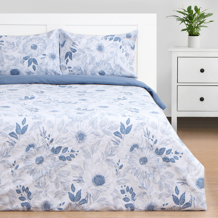 

Постельное бельё Этель Plain 1,5 сп 150х215см, 150х225см, 50х70 3см-2 шт, новосатин