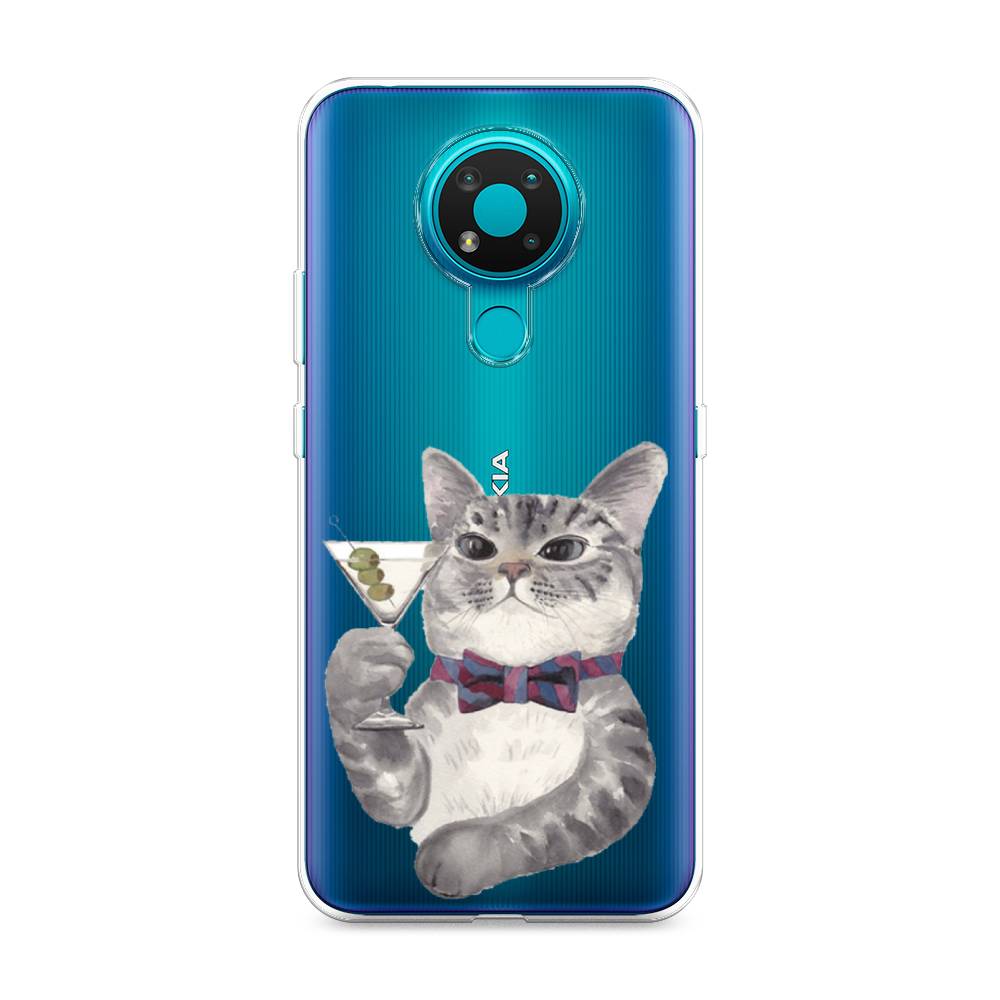 

Чехол Awog "Кот джентльмен" для Nokia 3.4