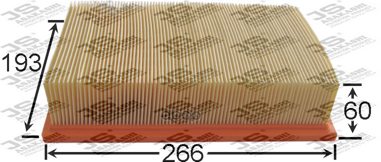 

Фильтр воздушный JSASAKASHI A9601, A9601