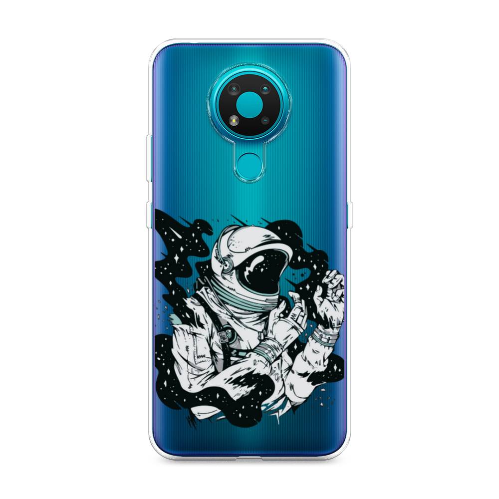 

Чехол Awog на Nokia 3.4 / Нокиа 3.4 "Космонавт арт", Черный;белый;прозрачный, 123750-7