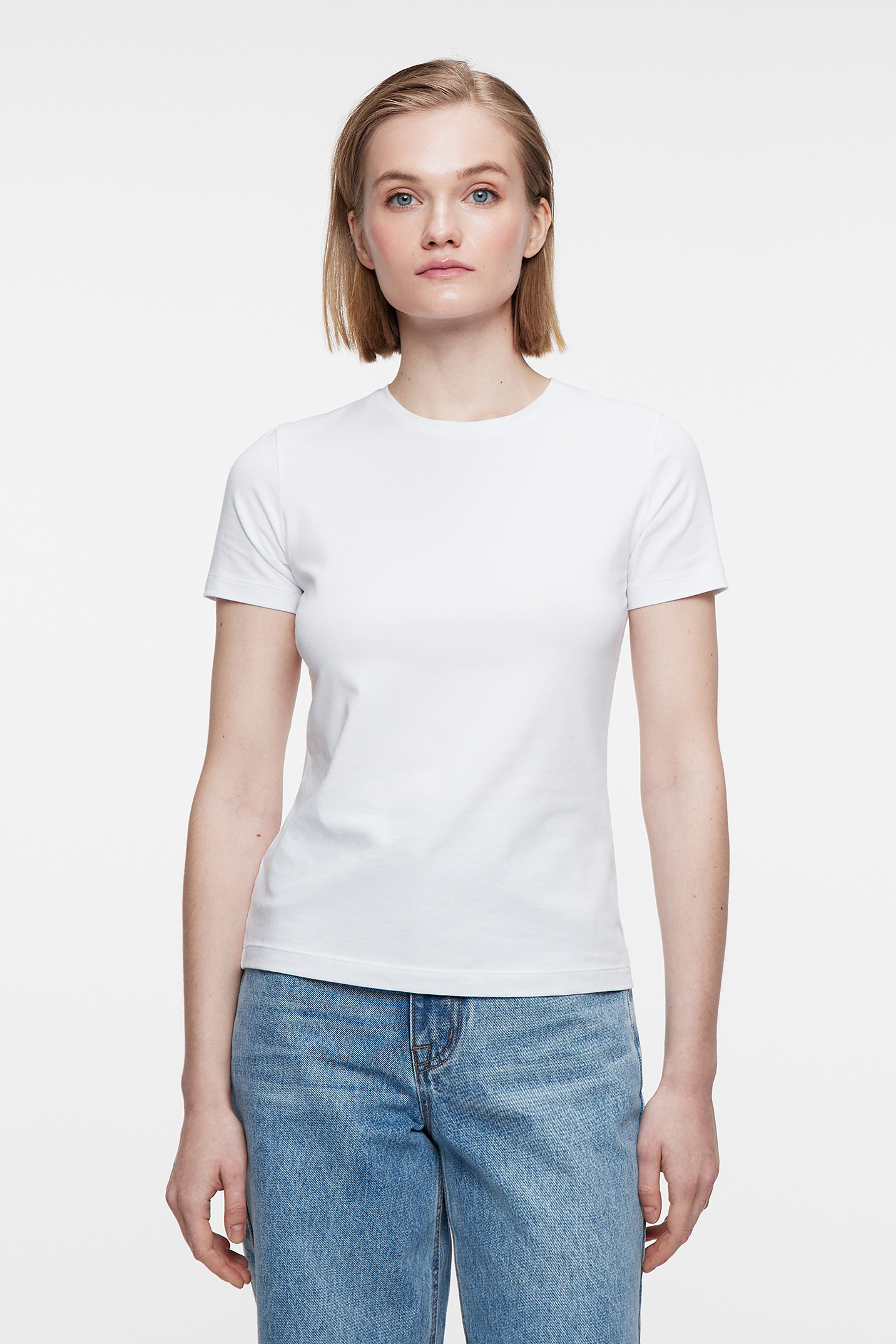 

Футболка женская Befree SLIM10 белая L, Белый, SLIM10