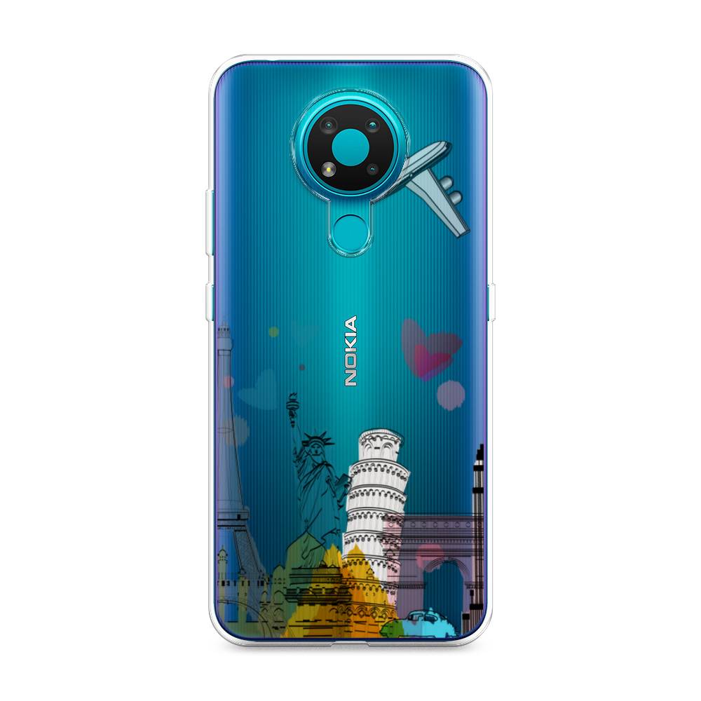 

Чехол Awog на Nokia 3.4 / Нокиа 3.4 "Самолет путешествий", Желтый, 123750-10