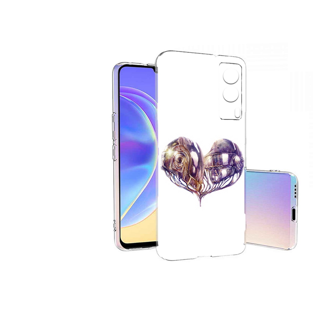 

Чехол MyPads Tocco для Vivo V21E сердце абстракция (PT161736.380.596), Прозрачный, Tocco