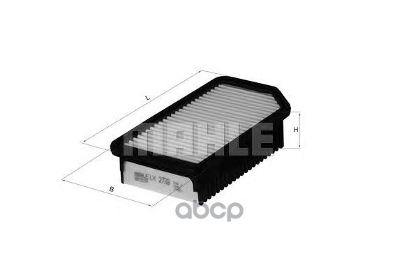 

Воздушный фильтр Mahle/Knecht для Hyundai i20/Kia Soul, Venga LX2739, LX2739