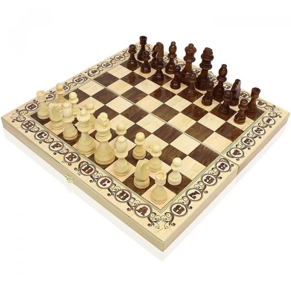 

Шахматы MADON-CHESS Дебют 40x40 см, деревянные 66229, Шахматы "Дебют" 40x40 см