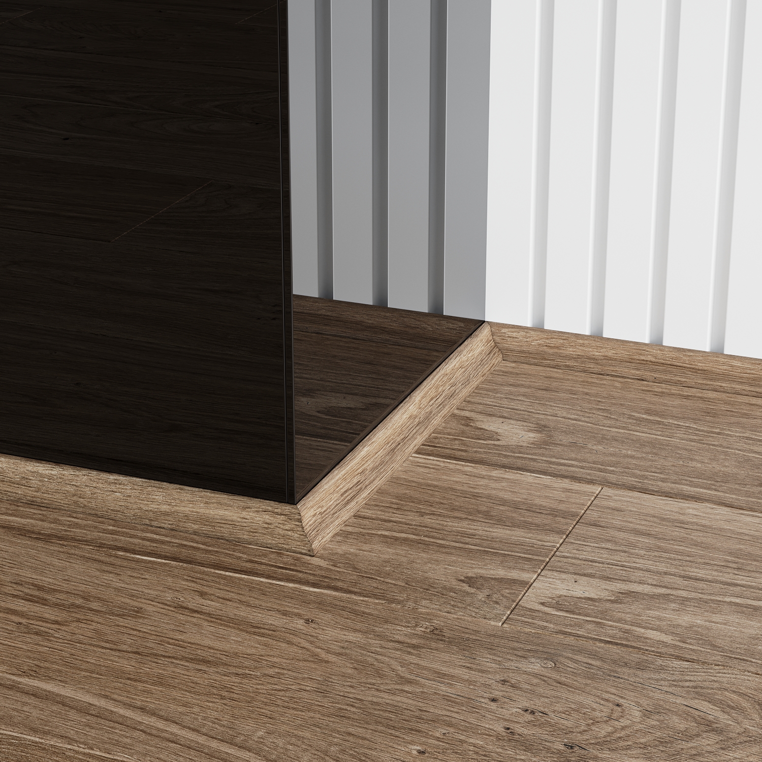 

Плинтус GoodWay CM GWS-04 2400х28х15 мм дуб Эребру 1шт, Коричневый, Inside corner