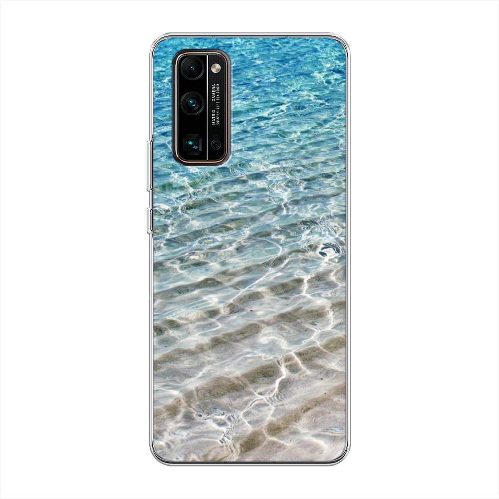 

Чехол Awog на Honor 30 Pro Plus "Волны 10", Голубой, 612250-4