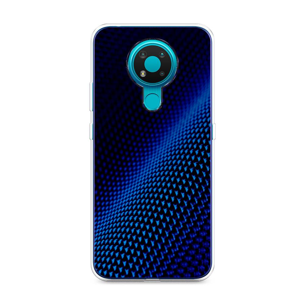 

Чехол Awog на Nokia 3.4 / Нокиа 3.4 "Синий карбон", Черный;синий, 123750-3