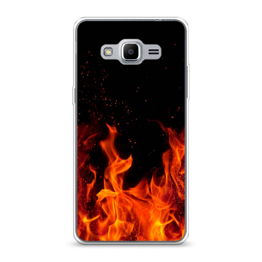

Чехол Awog на Samsung Galaxy J2 Prime 2016 / Самсунг J2 Prime 2016 "Все в огне", Оранжевый;черный, 22350-4