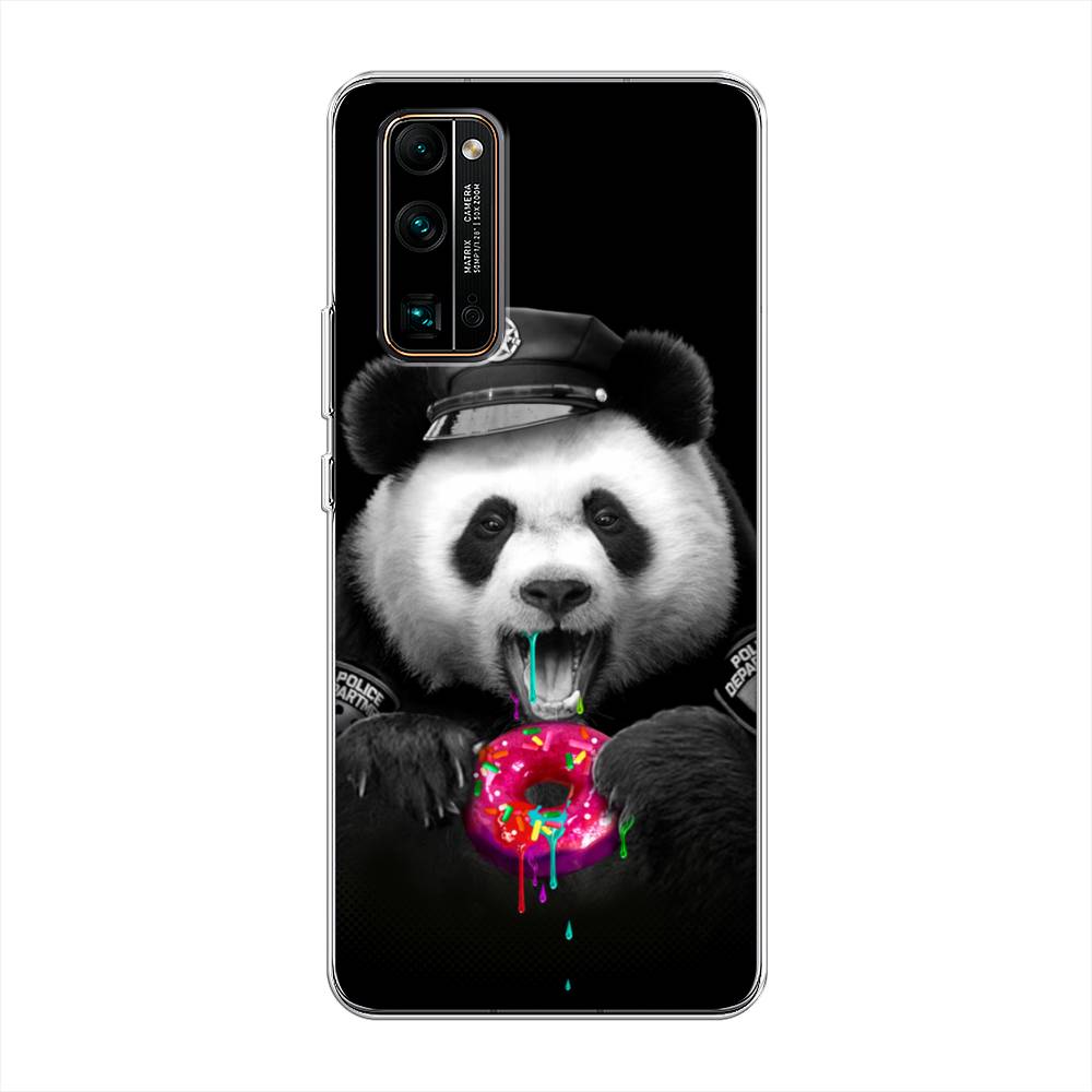 

Чехол Awog на Honor 30 Pro Plus "Панда police", Черный;белый;розовый, 612250-2