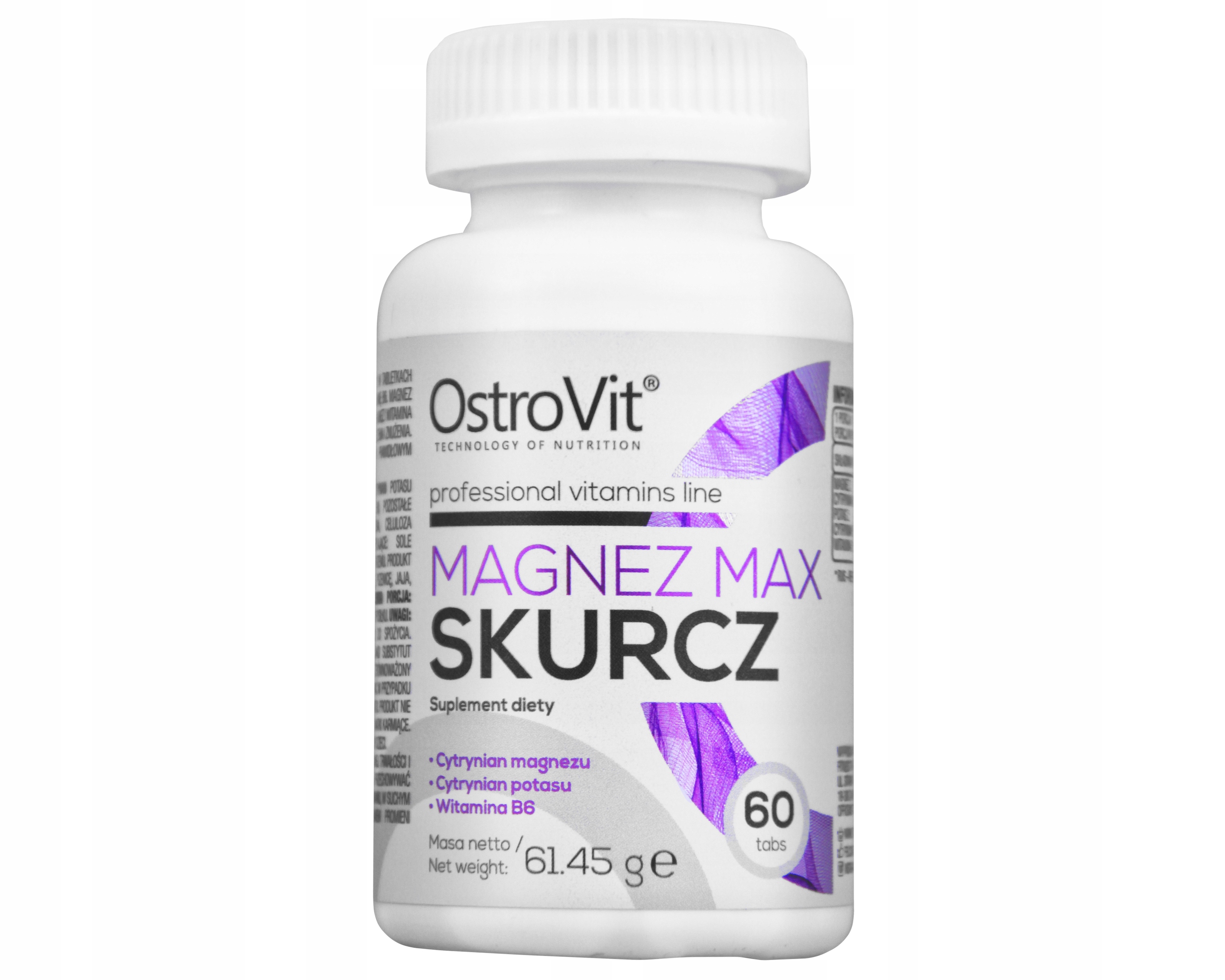 

Магний OstroVit Magnez Max Skurcz 60 таблеток