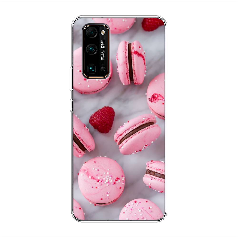 

Чехол Awog на Honor 30 Pro Plus "Макарони с малиной", Серый;розовый, 612250-10