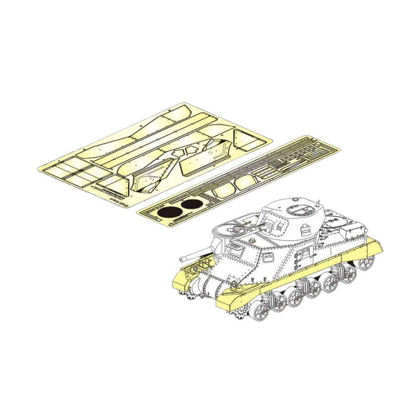 

Покрытия Voyager Model 1/35 для траков для Британского среднего танка М3 WWII PEA406, Однотонный