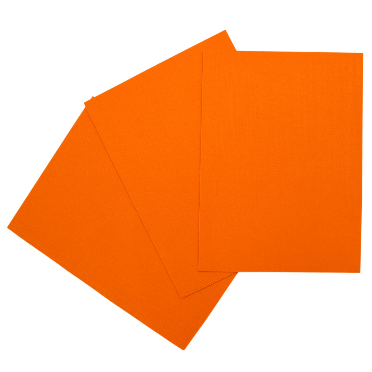 FSR2.0-RO Набор декоративного фетра 2 мм. 22 см*30см, 3шт (17 оранжевый)