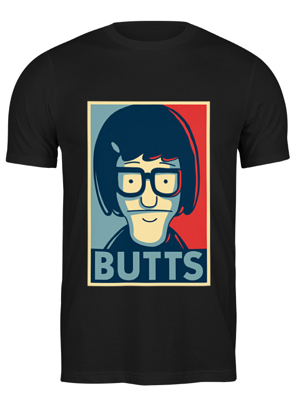 

Футболка мужская Printio Булки (тина белчер) черная S, Черный, Булки (тина белчер)