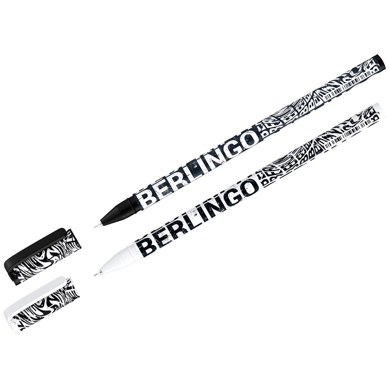 

Ручка шариковая Berlingo Monochrome синяя, 0,7мм, рисунок на корпусе, ассорти