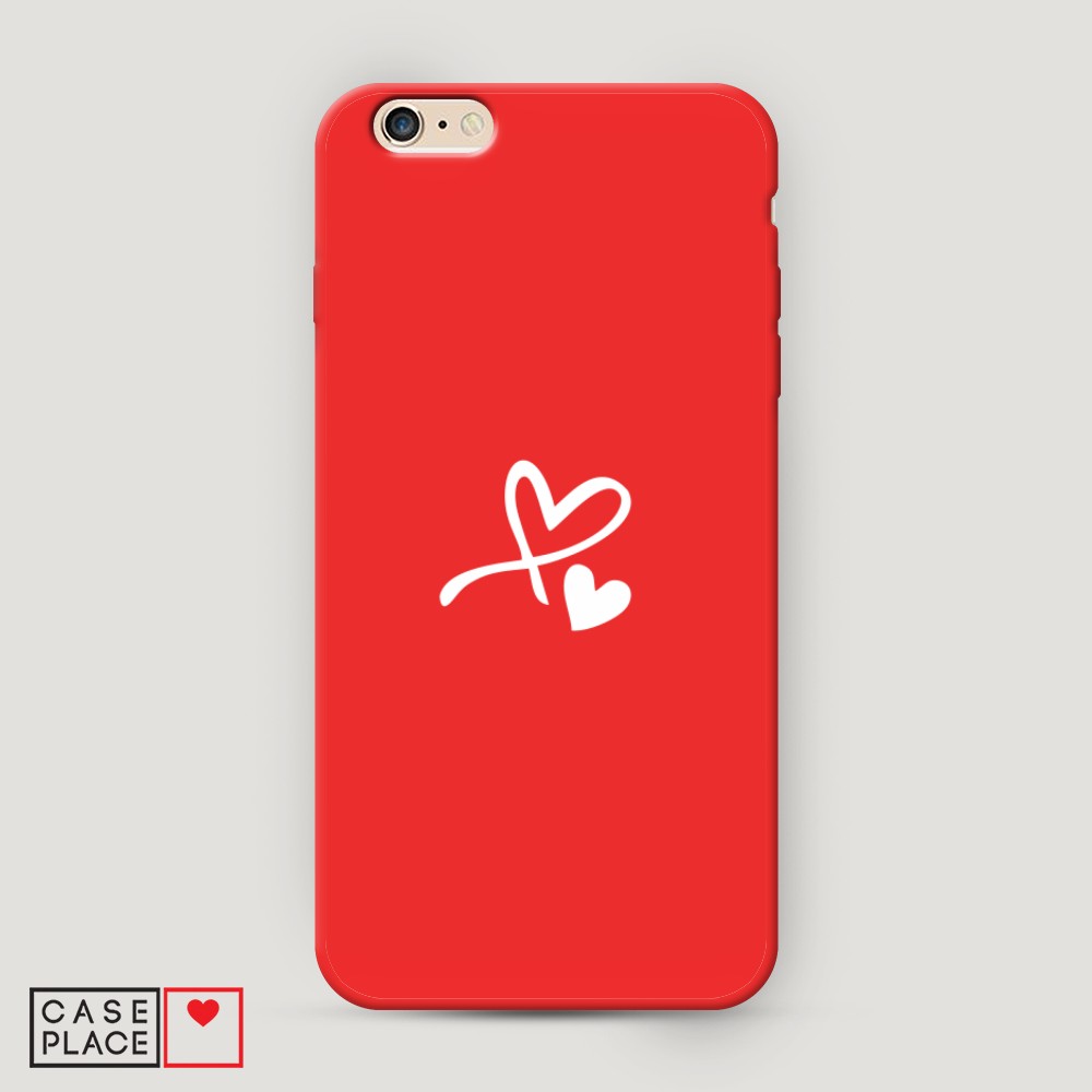 

Чехол Awog на Apple iPhone 6 Plus / Айфон 6 Plus "Сердечко минимализм", Разноцветный, 10553-1